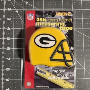 BRAND NEW SEALED NFL Officially Licensed Green Bay Packer 25ft. Measuring Tape